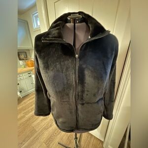 Women's Black Faux Fur Jacket